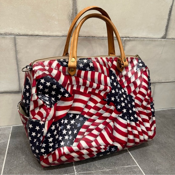 American flag purse handbag bag small red white blue 4th of July patriotic - Picture 2 of 11